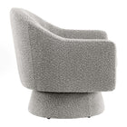 Modway - Astral Tissu Boucle Chaise pivotante - Taupe-Capacité du fauteuil d’accent : 330 lb