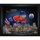 Connor McDavid 16x20 Skyline impression Edmonton Oilers - Impression encadree - 20" x 16"-Qualité supérieure - virtual frames