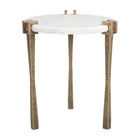 Zuo - Rench Table d’appoint - Blanc-Garantie limitée de 3 ans