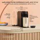 Nespresso - Machine à expresso et café Vertuo Up par Breville, Noire-Son design fin et son levier d'ouverture en douceur offrent une façon simple et intuitive de préparer du café