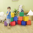 Soozier - Ensemble de 12 blocs de mousse souples pour tout-petits - Couleurs primaires-Conçu pour permettre aux nourrissons et aux tout-petits de grimper, ramper, explorer et glisser  