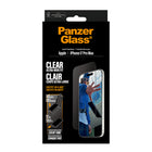 PanzerGlass - Protection d'écran UWF pour iPhone 17 Pro Max avec Fastfit - Transparent-Fastfit dans une boîte : placez votre téléphone face vers le haut et tirez sur la languette pour une installation parfaite