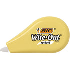 BIC - Wite-out Mini Ruban correcteur pastel - Paquet de 3-6 mètres de correction : Chaque Ruban Correcteur Mini Wite-Out contient 6 mètres de couverture
