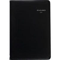 AT-A-GLANCE - Agenda de poche hebdomadaire 2027 - 6 1/16 po H x 3 5/8 po l - noir - bilingue-12 mois : janvier 2027 à décembre 2027
