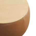 Modway - Perla Manche Cuir végane Ottoman de stockage - Tan-8