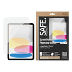 PanzerGlass - Protection d'écran Panzer Glass SAFE pour iPad Air 11" (M4/M3/M2) (2024) / iPad Air 10,9" (4e/5e génération) - Format ultra-large - Transparent-60 % de verre recyclé ; 100 % de résistance