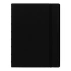 Filofax® - Cahier de notes de format A5, 8 1/4 x 5 3/16 po, 112 pages, noir-Couverture avec renfort intégral qui permet de l'ouvrir à 360 °