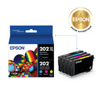 Epson - Cartouche d'encre T202XL Claria - Noir Grande Capacité/Couleur standard CMJ-Textes nets, encre à séchage rapide