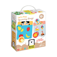 Banana Panda - Jouons au Délicieux Bingo, à partir de 2 ans-Un premier jeu parfait pour les tout-petits - avec des illustrations colorées de nourriture et de boissons, de grandes pièces et des règles faciles à suivre, c'est un excellent jeu pour débutants pour les tout-petits et les jeunes enfants