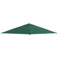 Outsunny - Remplacement de toit pour gazebo carré 10 pi L x 10 pi l, toile supérieure verte avec protection UV-Tissu en polyester ultra résistant, durable et résistant aux intempéries avec revêtement PA  