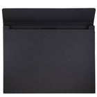 JAM Paper - Portefeuille Kraft avec Fermeture Élastique Jumbo - 14 1/2 x 19 1/2 x 1/2 - Noir Recyclé-Quantité : Vendu à l'unité