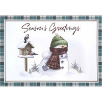 Rosedale - Cartes De souhaits Noël / Enveloppes - 5-1/2 po x 8 po - Joyeuses Fêtes - Paquet de 12-Cartes de souhaits qualité boutique