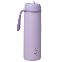b.box - Bouteille isotherme à couvercle rabattable - 690 ml - Lilas Love-L'isolation triple couche maintient les boissons fraîches jusqu'à 44 heures