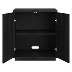 Hudson&Canal - Meuble d'appoint Mansfield de 71 cm de largeur, , grain noir-Nettoyer avec un chiffon doux et sec, sans produits chimiques agressifs ni produits de nettoyage abrasifs
