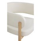 Brassex - Chaise de visite 738405 Brayden - ensemble de 2 - crème-Assise en mousse de haute qualité