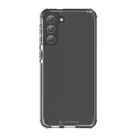 AXS - PROShield étui transparent testé contre les chutes pour Samsung Galaxy S21 | Noir-Coin renforçis absorbent les chocs en créant un coussin d’air entre l’appareil et les surfaces