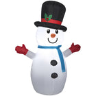 GEMMY - Bonhomme de neige gonflable de Noël - 107 cm-S'illumine grâce à une lumière LED brillante et économe en énergie