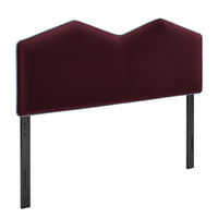 Modway - Cosette Performance Velvet Tête de lit Queen size, Mûrier-Velours de performance résistant aux taches