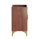 Modway - Daylight 24" Armoire à coiffeuse de salle de bain - Noyer-Matchs non inclus