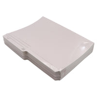 Staples - Chemises à rabat double face renforcées, coupe 1/2, format lettre, couleur Rose clair, paquet de 50-taille des lettres