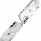 Blu Element - Étui DropZone Rugged MagSafe avec Kickstand pour iPhone 17 - Transparent-Bords surélevés pour la protection de l'appareil photo et de l'écran