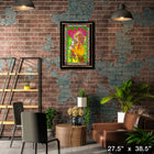 Pink Floyd Masse with Gold Vinyl - Impression encadree - 27" x 38"-Produit sous licence officielle