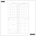 The Happy Planner - Planificateur daté format mini 2026–2027 à reliure à disques - 7-1/2 po x 6-11/16 po - Floraison ensoleillée-9