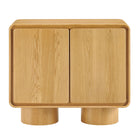 Modway - Lumo 2 portes Bois Armoire d’accent - Chêne-8