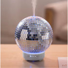 Rotate - Diffuseur d'huiles essentielles boule disco et humidificateur à brume fraîche à ultrasons - Argent-Fonctionnement silencieux et sécurisé : Utilise la technologie ultrasonique pour un usage discret avec une fonction d'arrêt automatique pour plus de tranquillité d'esprit