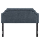 Modway - Magnolia Tissu rembourré Tête de lit Queen size - Bleu ardoise-Assemblée requise