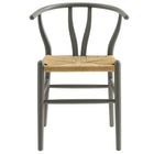 Modway - Amish 32" Chaise d’accent pour salle à manger - Gris clair-8
