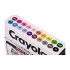 Crayola - Ensemble de 20 marqueurs double pointe à base d'alcool - pointe fine et pointe oblique -  paquet de 20-Activité de bien-être pour adultes : déconnectez, détendez-vous et redécouvrez le plaisir du coloriage. Votre rituel créatif apaisant commence ici
