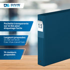 Davis Group Super économie, Reliure à anneaux ronds 1.5 po, paquet de 6 – Bleu Marine-Anneau Rond, Non-Verrouillage