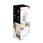 Xtricity - Lampe de table tactile LED portable Lucie - Blanche-Activation tactile pour une utilisation facile