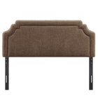 Modway - Magnolia Tissu rembourré Tête de lit King Size - Moka-Assemblée requise