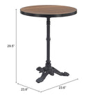 Zuo - Table de salle à manger Gazebo - Noyer-6