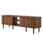 Modway - Contour 63 po Bois Meuble TV, Noyer-Assemblée requise