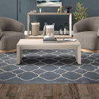 Hudson&Canal - Table basse rectangulaire Oswin 48" L - Aulne blanc-Caractéristiques assemblage facile