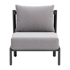 Zuo - Horizon Fauteuil d’appoint - Gris-Coussins amovibles et pratiques