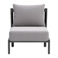 Zuo - Horizon Fauteuil d’appoint - Gris-Coussins amovibles et pratiques