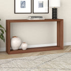 Hudson&Canal - Console Osmond 55" L - Noyer satiné-Nettoyer avec un chiffon doux et sec, sans produits chimiques agressifs ni produits de nettoyage abrasifs