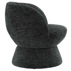 Modway - Vesta Tissu chenille Rembourré Chaise pivotante - Noir de carbone-Rembourrage en mousse dense