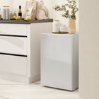 HOMCOM - Mini réfrigérateur 2,5 pi³ avec congélateur - blanc-Format compact adapté aux dortoirs, camping-cars et petits appartements 
