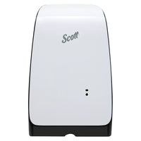 Scott - Distributrice électronique à cartouche de produits pour les soins de la peau sans contact - 1,2 litre - blanche-Dimensions de la distributrice de produits pour soins de la peau : 7,29 po x 11,69 po x 4,0 po, 1 distributrice blanche par caisse