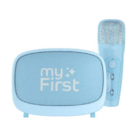 myFirst - Voice 2 Machine de karaoké pour enfants - Bleue-Parfait pour les enfants âgés de 5 à 12 ans, conçu avec les jeunes utilisateurs à l'esprit pour que les enfants puissent s'en servir facilement et avec plaisir tout en libérant leur créativité.