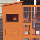 PawHut - Enclos extérieur pour chats 76 po Catio pour 2-3 chats d’intérieur, orange-Multiples points d'accès, y compris des portes DIY qui relient l'intérieur pour un déplacement libre 