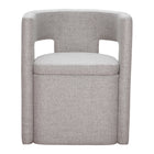 Zuo - Papua Chaise de salle à manger - Gris-Tissu confortable et durable