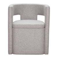 Zuo - Papua Chaise de salle à manger - Gris-Tissu confortable et durable