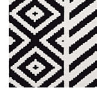 Modway - Ailani Chevron géométrique / losange Tapis de comédie 8 pi l x 10 pi L - Noir et blanc-Résistant aux taches / Facile à nettoyer