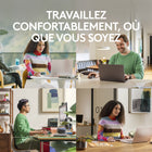 Logitech - MX Anywhere 3S Souris sans fil - Gris pâle-La batterie Li-Po rechargeable (500 mAh) reste alimentée jusqu'à 70 jours avec une seule charge complète ou 3 heures d'utilisation avec une charge rapide d'une minute